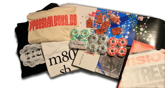 フリースタイルスケボー　ビデオコンテスト　賞品